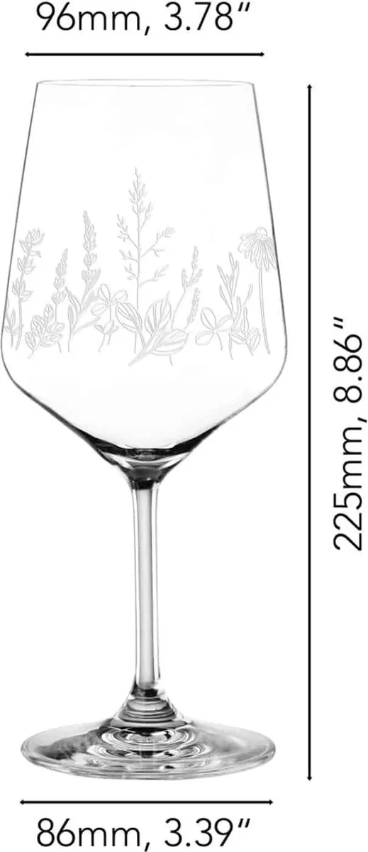 Nachtmann Tattoo Gin Tonic Glas 63 Cl Botanical Wit - 2 Stuks