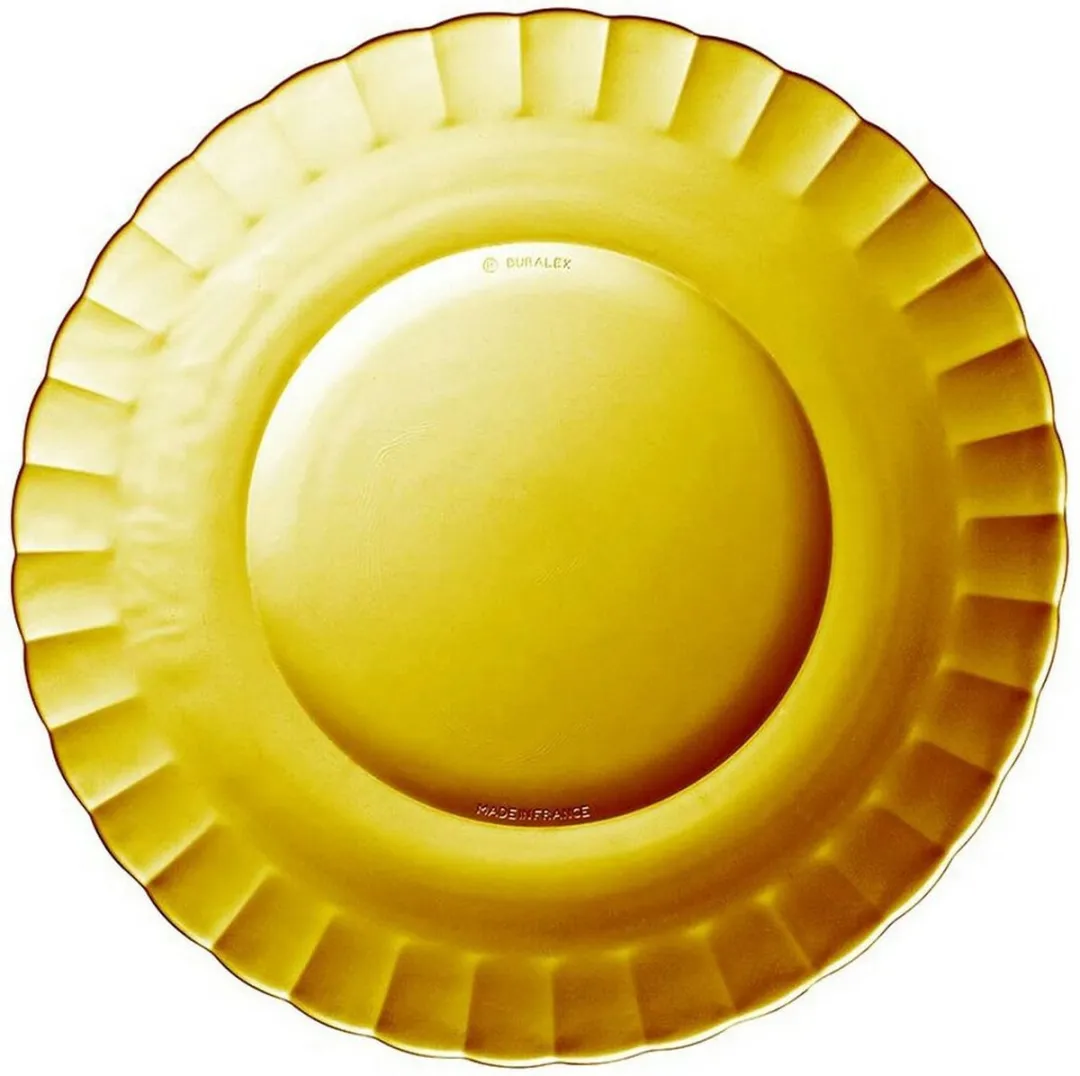 Duralex Picardie Kristalplaat - Ø23cm - Amber
