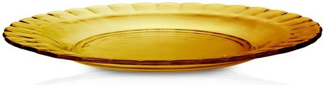 Duralex Picardie Kristalplaat - Ø23cm - Amber