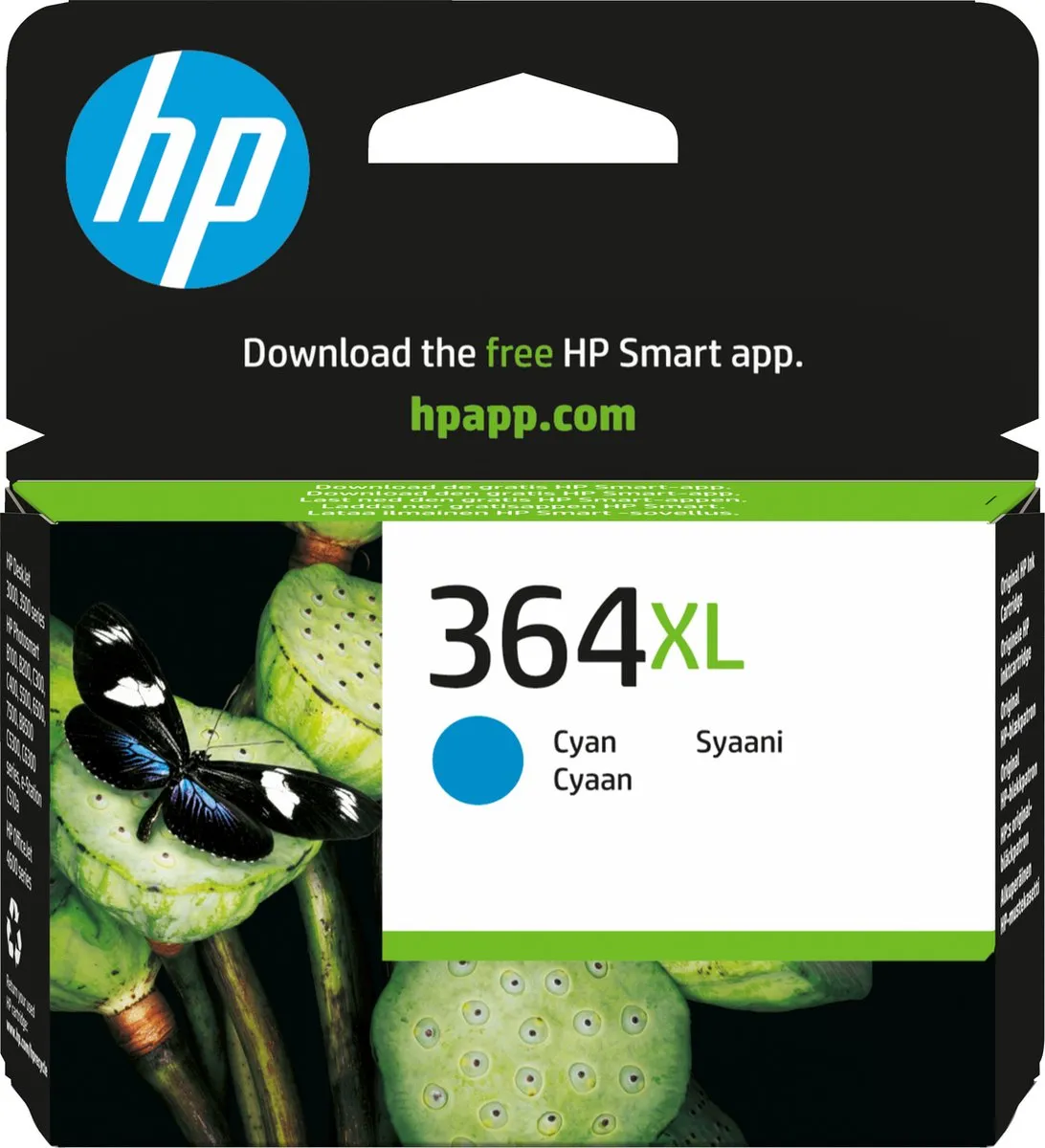 HP 364XL Cyaan Inktcartridge CB323EE