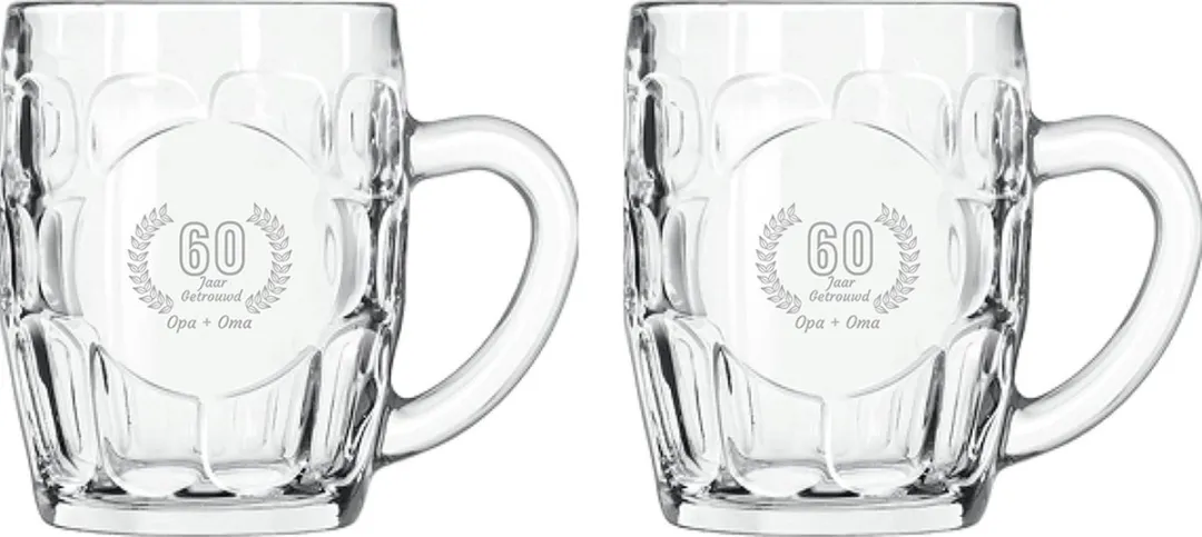 Libbey Gegraveerde Bierpullen 55cl
