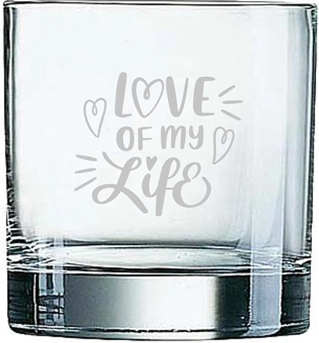 Arcoroc Whiskeyglas 38cl Love of my Life
