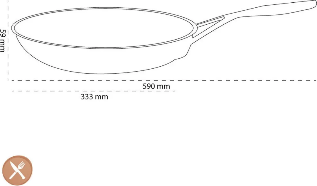Demeyere Multiline Koekenpan 28cm - Zilver