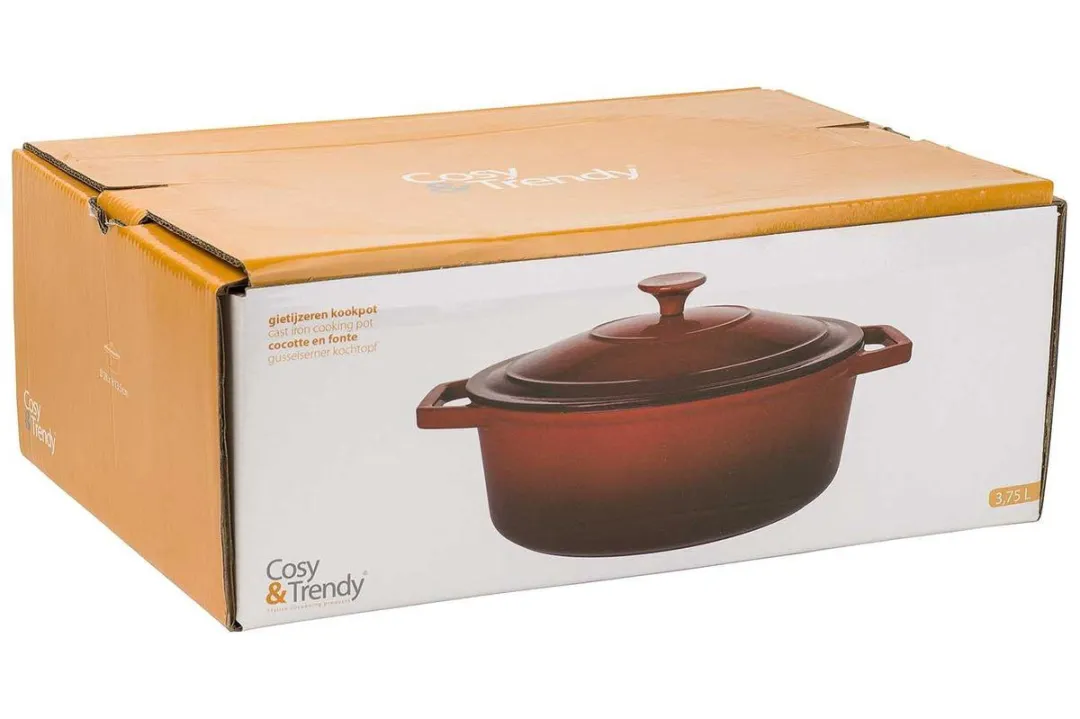 Cosy&Trendy Bergerac Braadpan Gietijzer 28cm - Rood