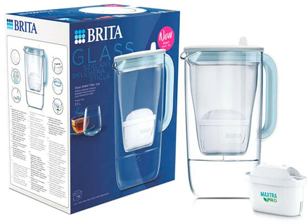 BRITA Glass MX Pro Pure Waterfilterkan 2.5L