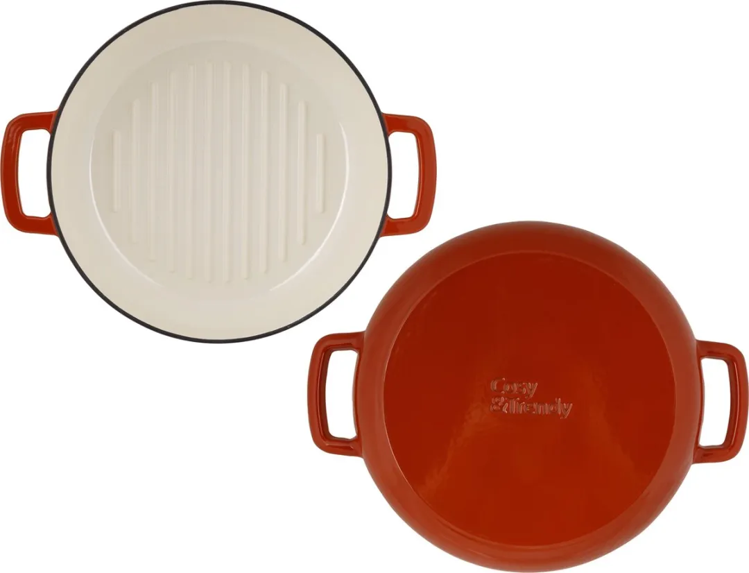 Cosy&Trendy Fontestic Grillpan Ø28cm - Roest