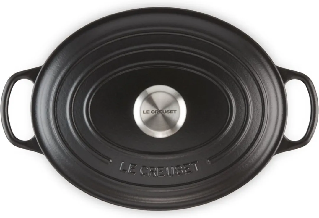 Le Creuset Braadpan Signature Ovaal 33cm - 7.5L - Mat Zwart