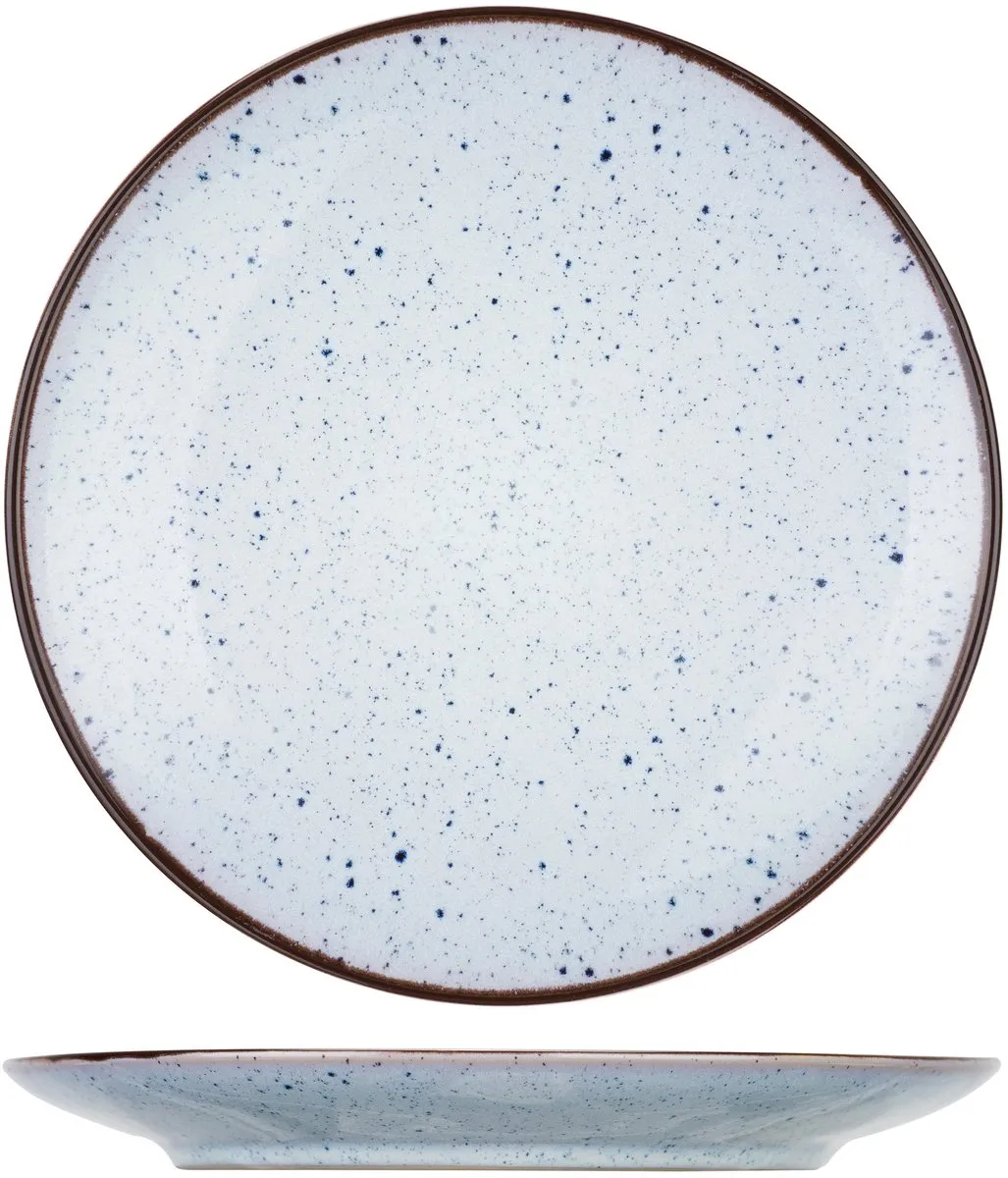 Cosy&Trendy Tessa Blauw Dinerbord - Ø26,3cm - 6 Stuks