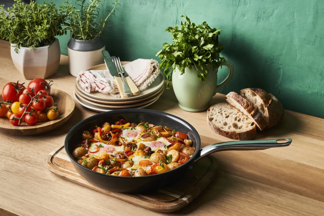 Jamie Oliver by Tefal Prima Koekenpan 28cm - Keramisch - Zwart - afbeelding 6 van 6