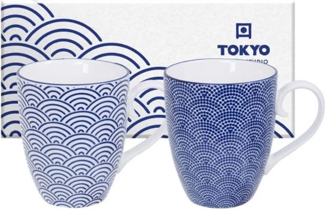 Tokyo Design Studio Nippon Blue Mokkenset 2x 380ml