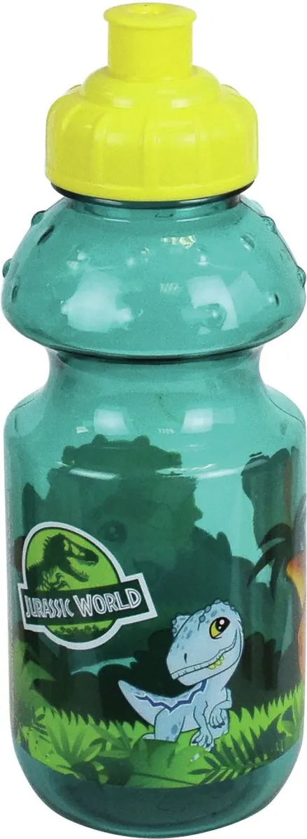 2x Kinder lunch set Jurrasic Park Dinosaurus van kunststof