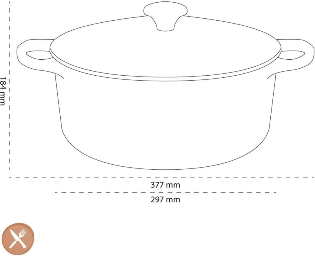 Le Creuset Braadpan Signature Kersenrood Ø28cm