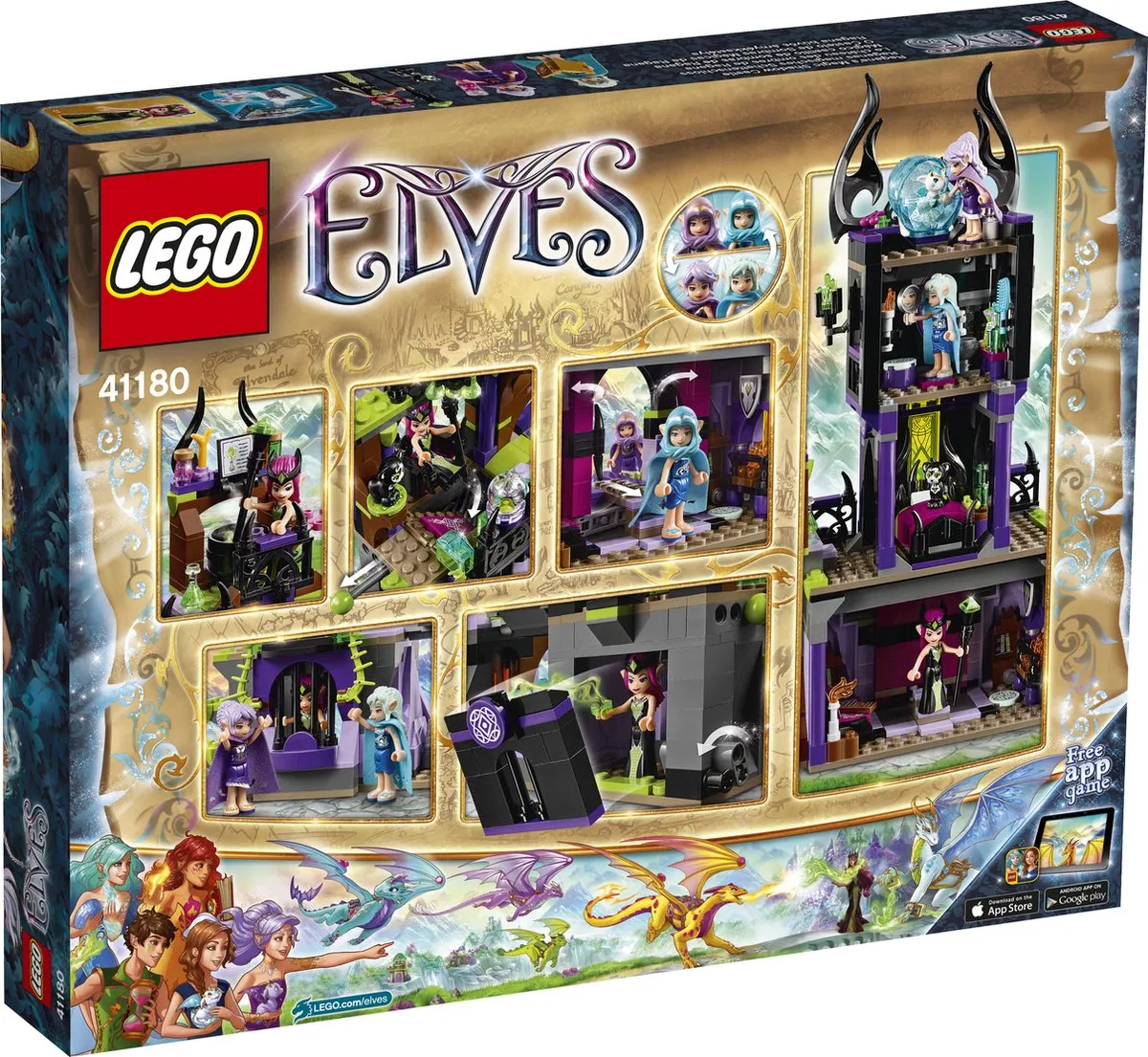 LEGO Elves Ragana's Magische Schaduwkasteel 41180 - 1014 Stukken