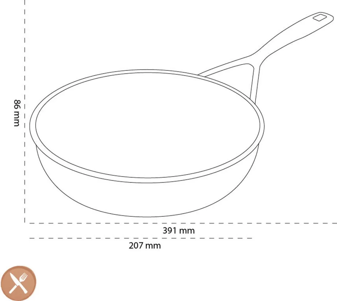 Demeyere Alu Pro 5 Ceraforce Koekenpannenset 24cm + 20cm - Zwart