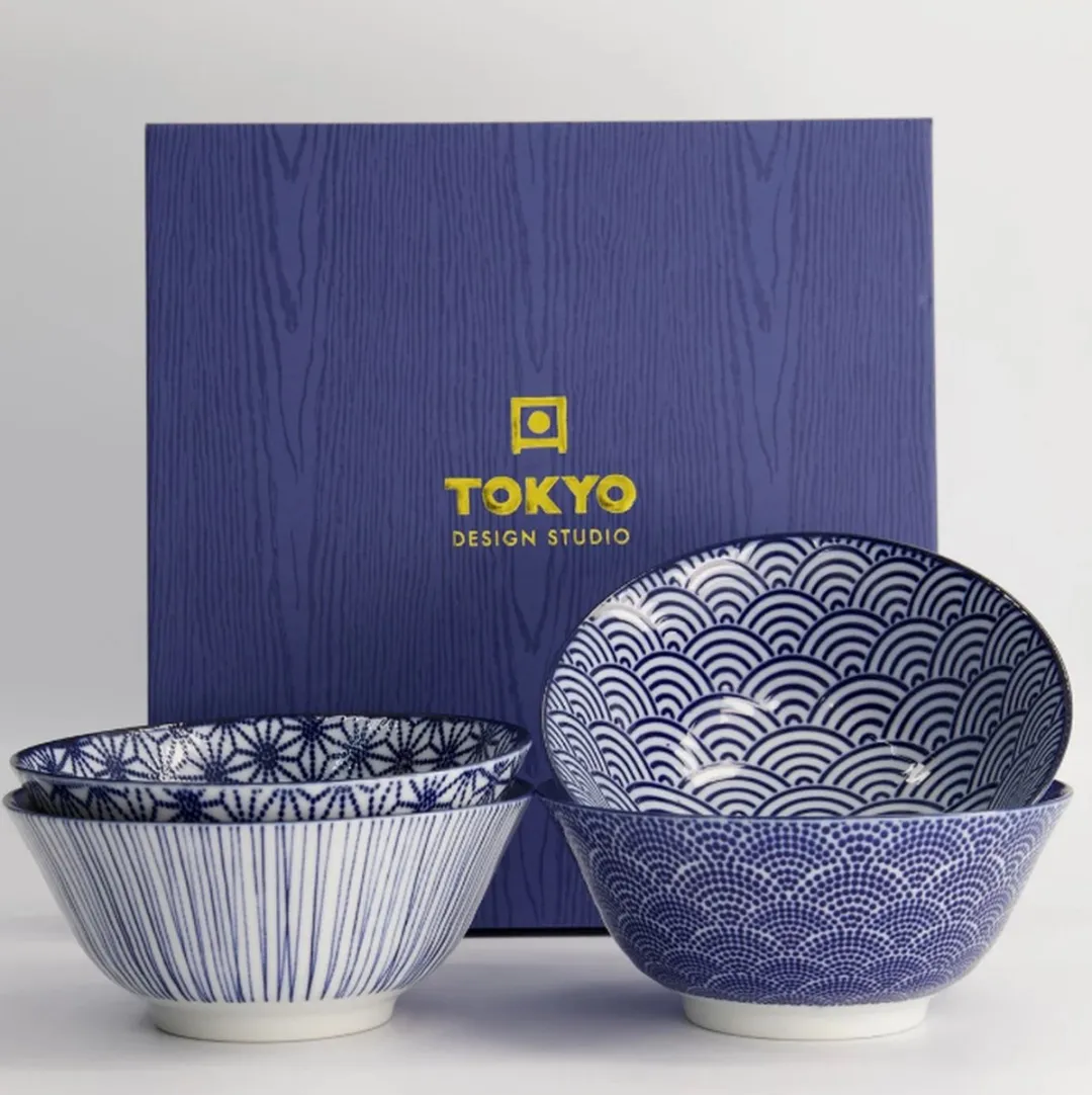 Tokyo Design Studio Nippon Blue Kommen Set