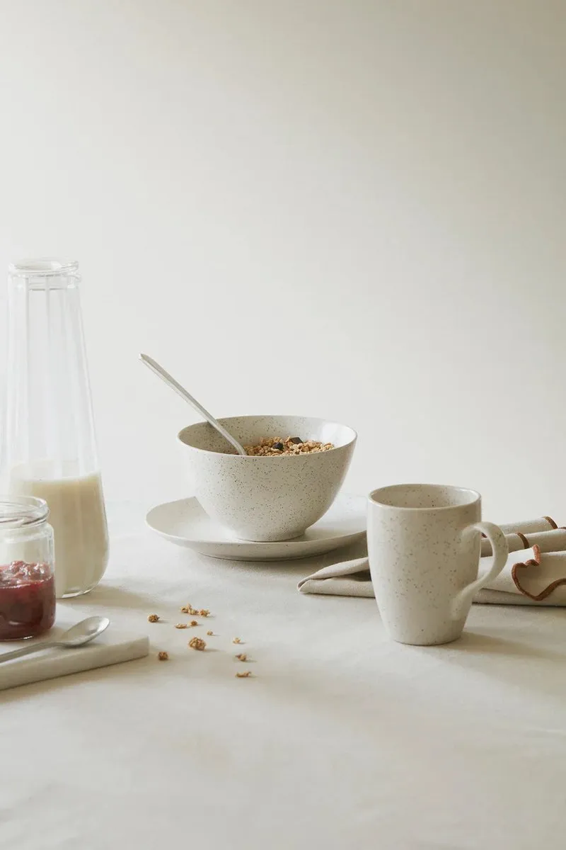 Broste Copenhagen Nordic Vanilla Breakfast Set - Theepot & 2 Koppen/schotels