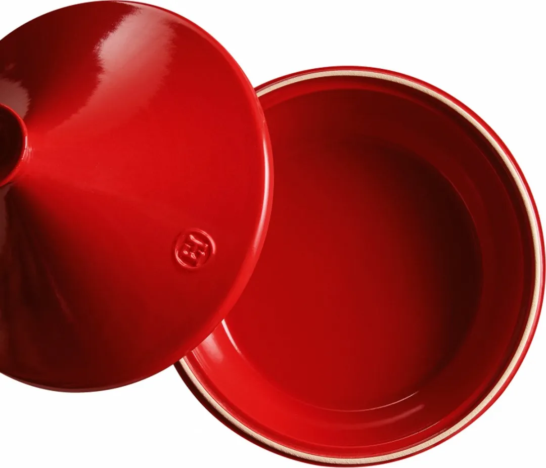 Emile Henry Tajine Grand Cru 27cm - Rood - afbeelding 6 van 6