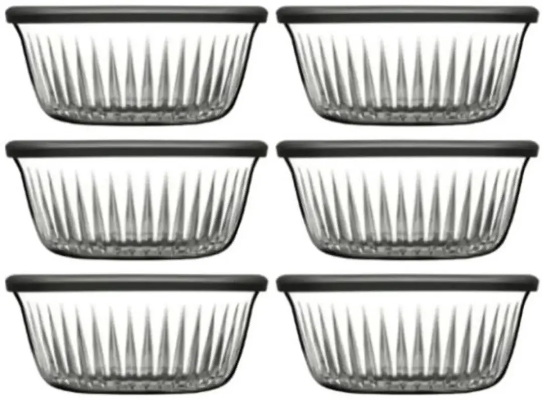 Pasabahce Frezya Glazen Kommen - 6 Stuks 175ml - Multi