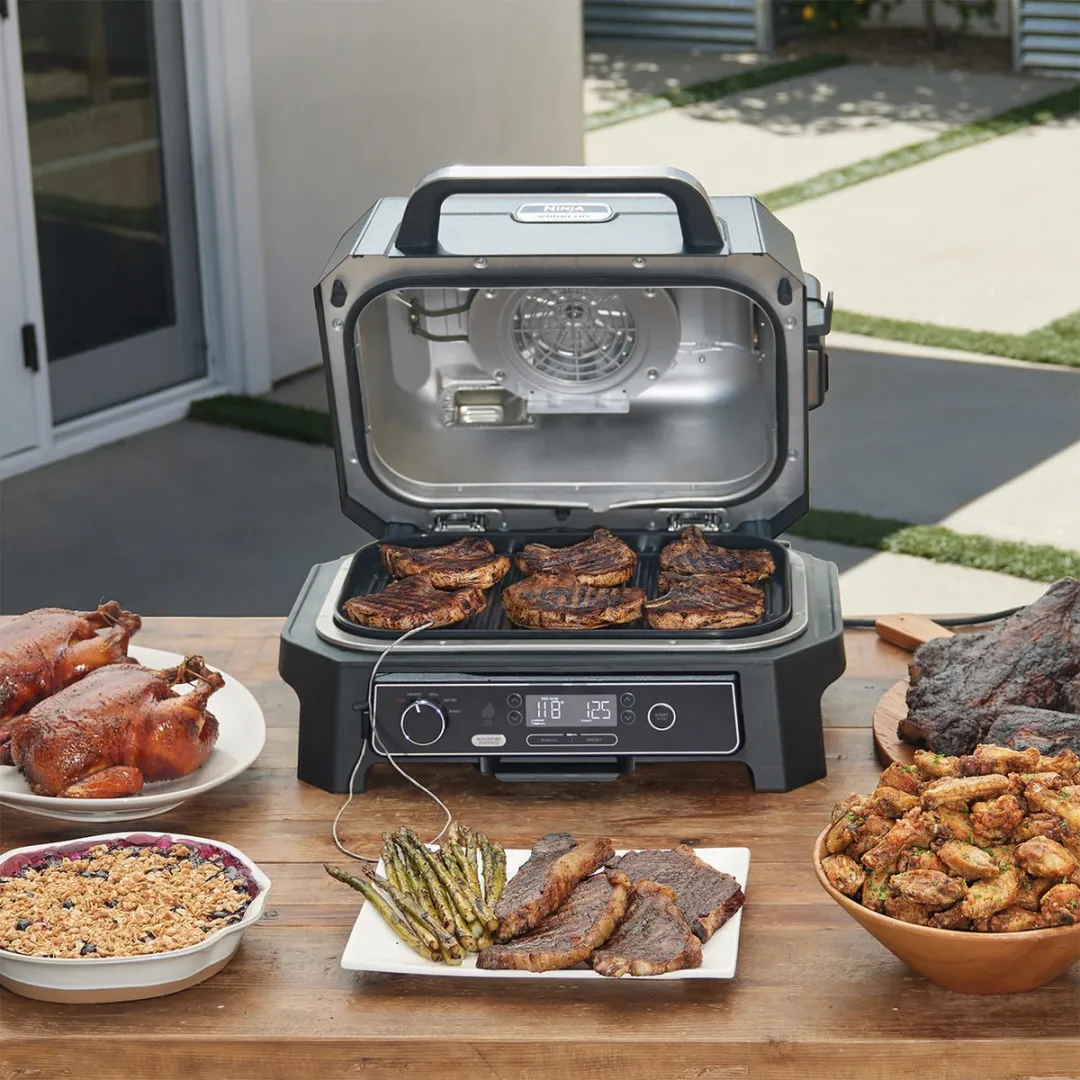 Ninja Woodfire Pro XL OG850EU BBQ Grill - 4-in-1 - Zwart - afbeelding 6 van 6