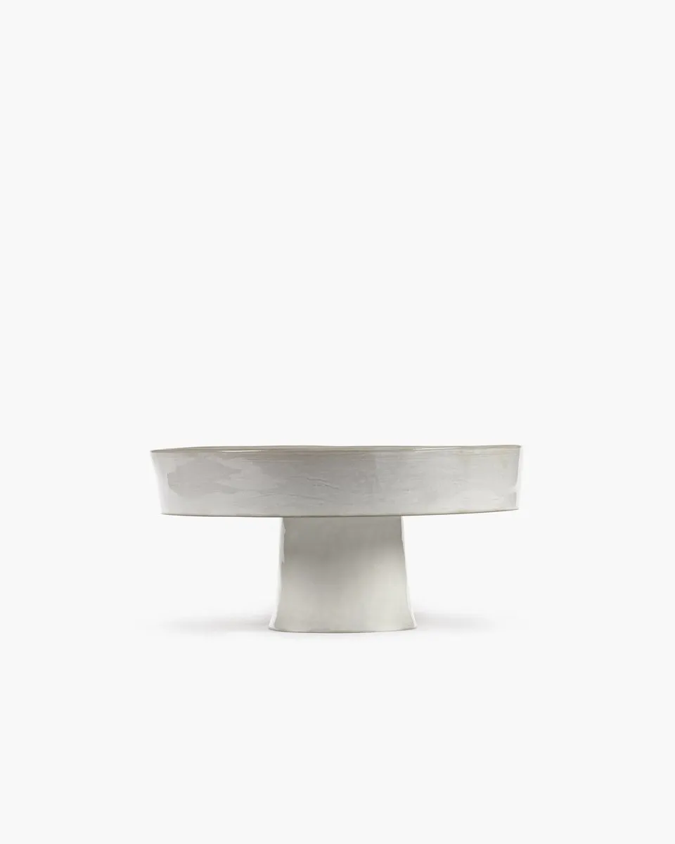 Serax Marie Michielssen La Mère Diep Bord Voet L - 25cm - Wit