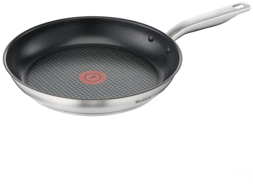 Tefal Virtuoso Koekenpan 28cm - Inductie - RVS - Zilver