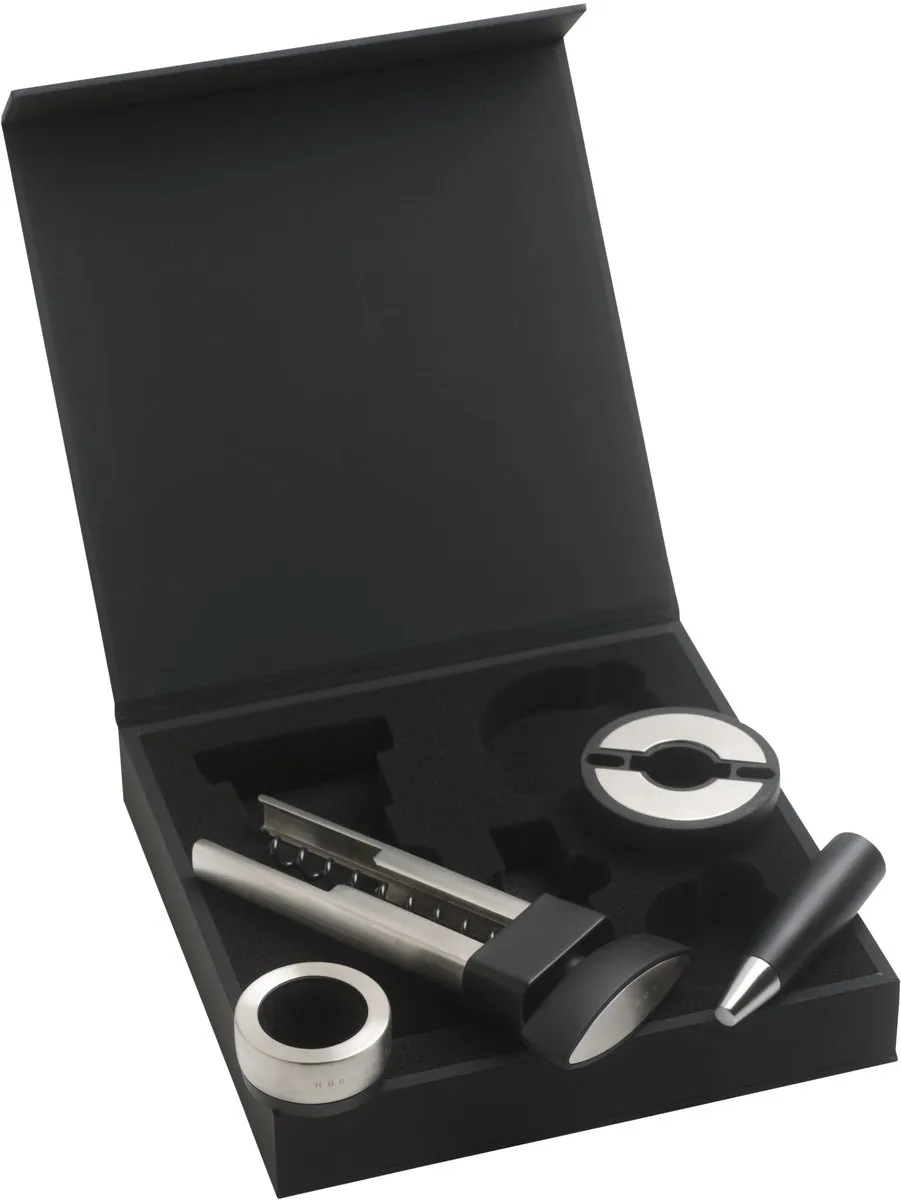 Hugo Boss Distinct Wijnset - 4 Stuks - Zilver