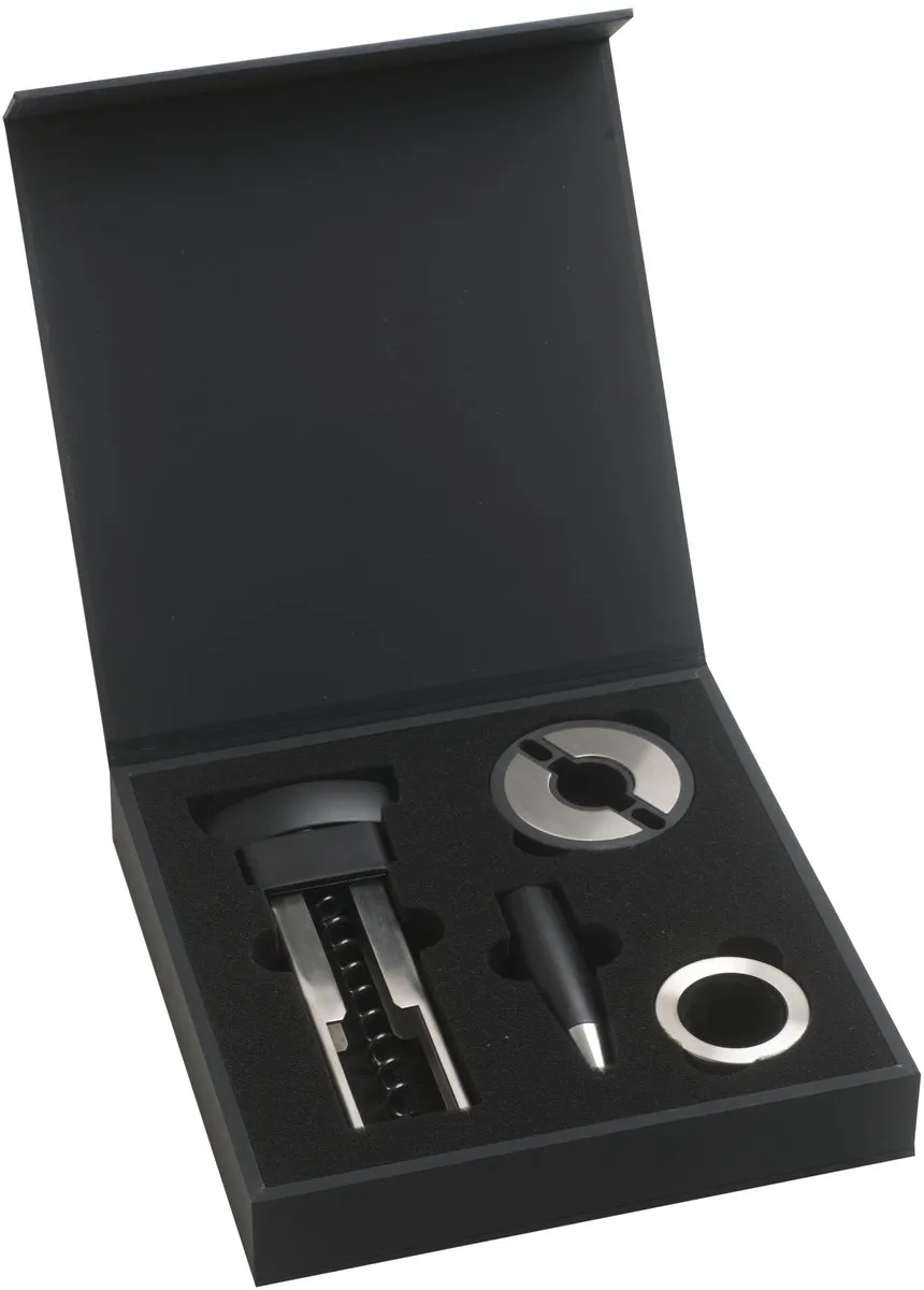 Hugo Boss Distinct Wijnset - 4 Stuks - Zilver