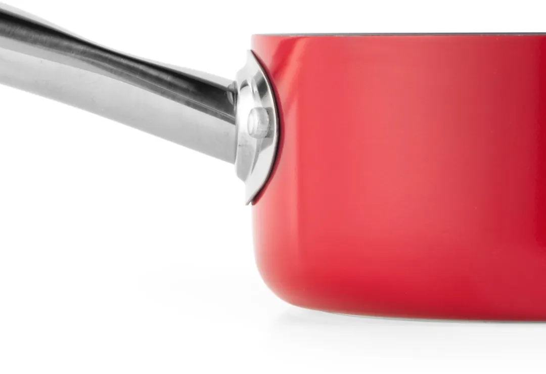 Russell Hobbs Riviera 4-delige Pannenset - Keramische Antiaanbaklaag - Rood