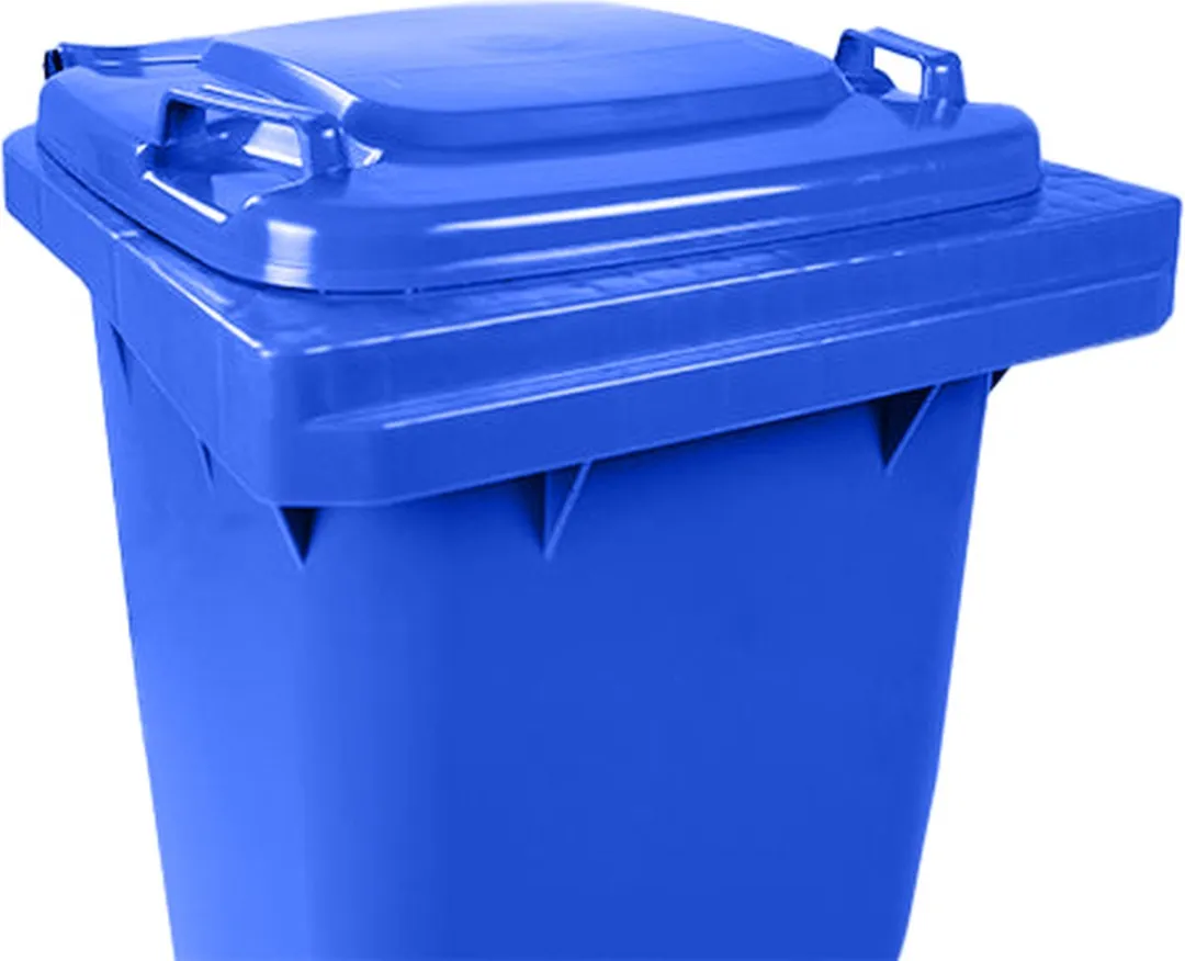 Afvalcontainer 80 liter blauw | Papiercontainer