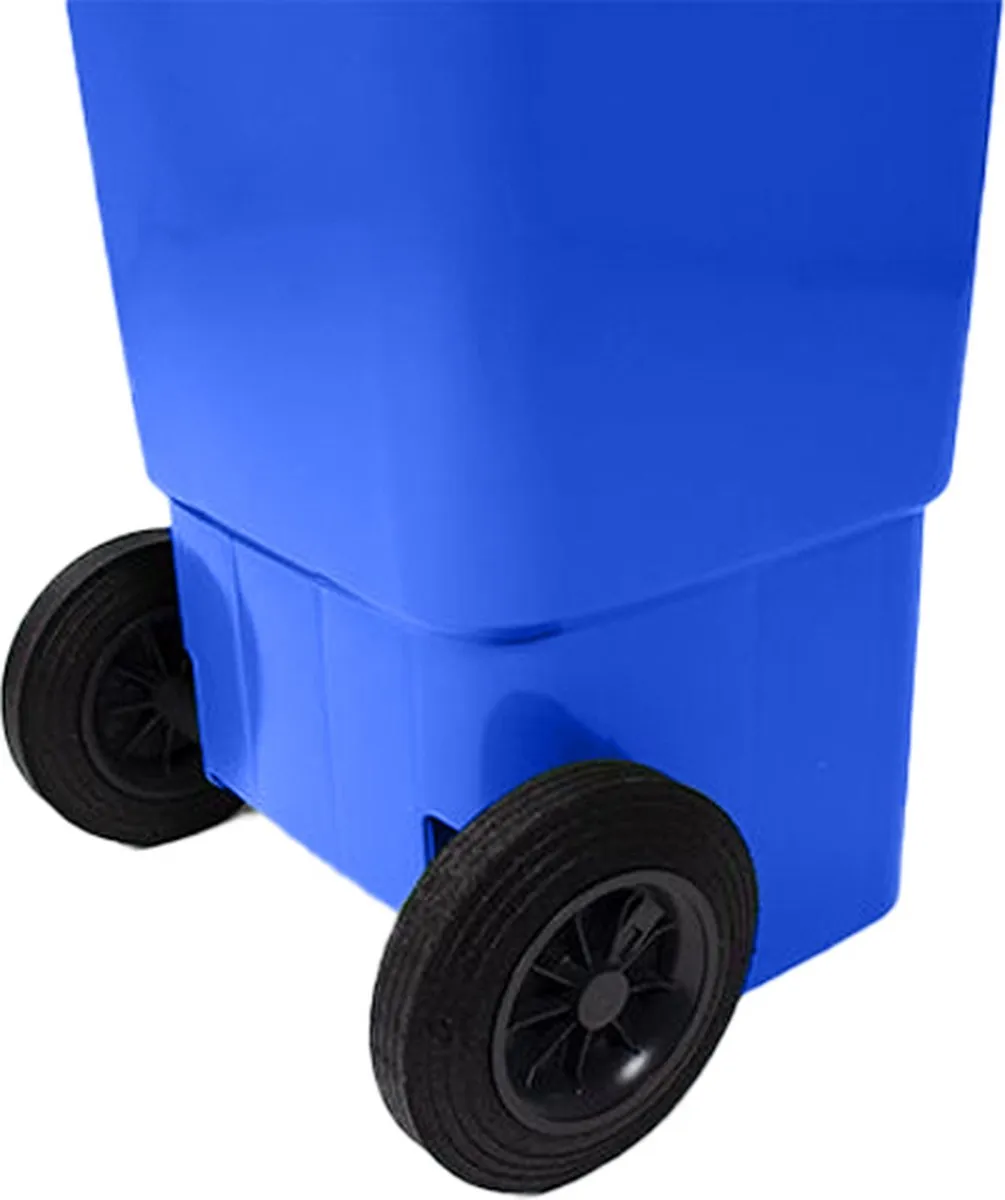 Afvalcontainer 80 liter blauw | Papiercontainer