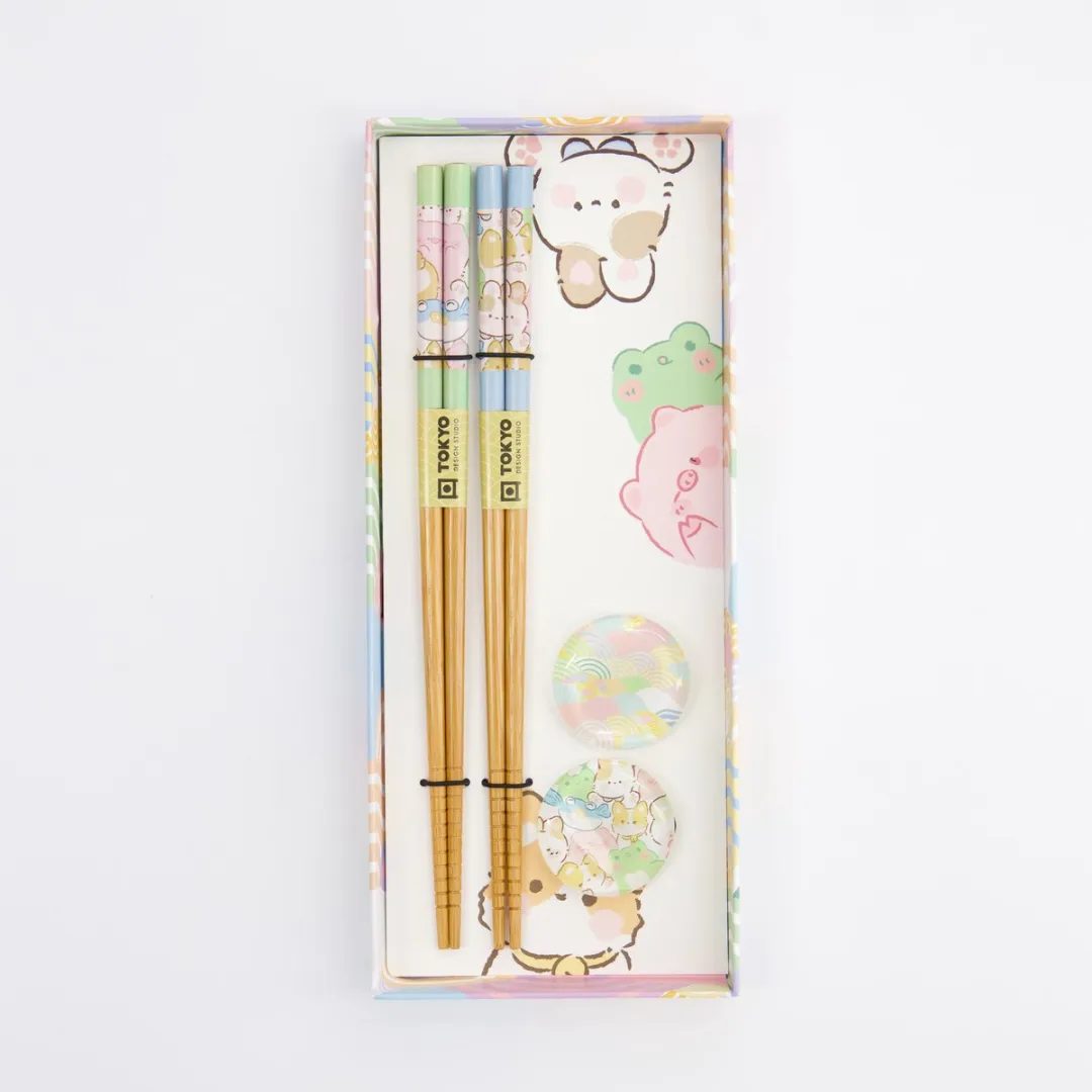 Tokyo Design Studio Kawaii Dieren Eetstokjes