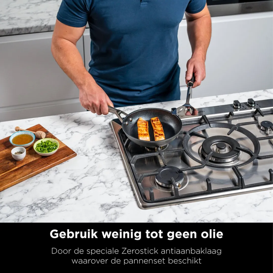 Ninja Foodi C35000EU Zerostick Pannenset - 5-delig - Zwart