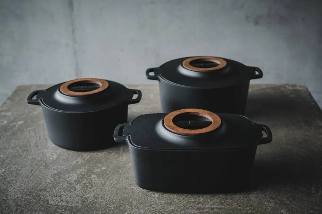Fiskars Norden Braadpan Gietijzer Ovaal 5L - Zwart