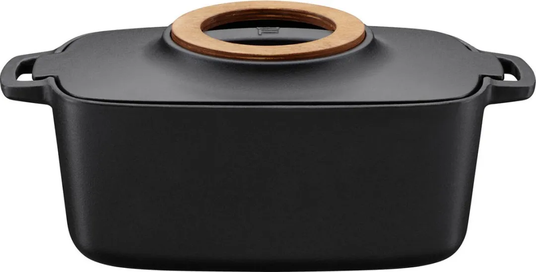 Fiskars Norden Braadpan Gietijzer Ovaal 5L - Zwart
