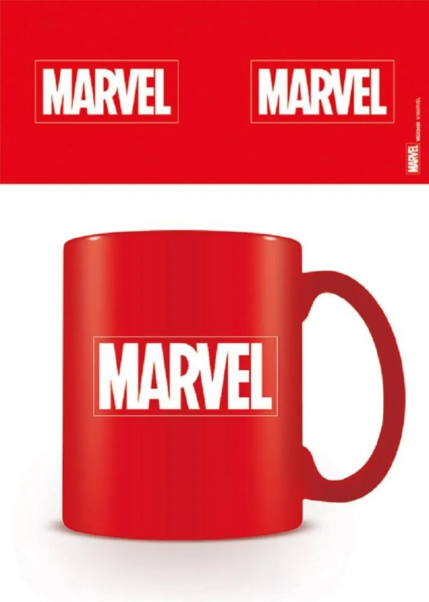 Marvel Logo Mok Rood 325ml - MG23450