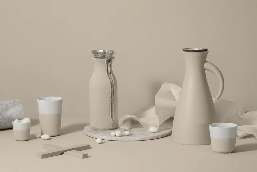 Eva Solo Beker voor Cafe Latte Set 2 Stuks - Pearl Beige