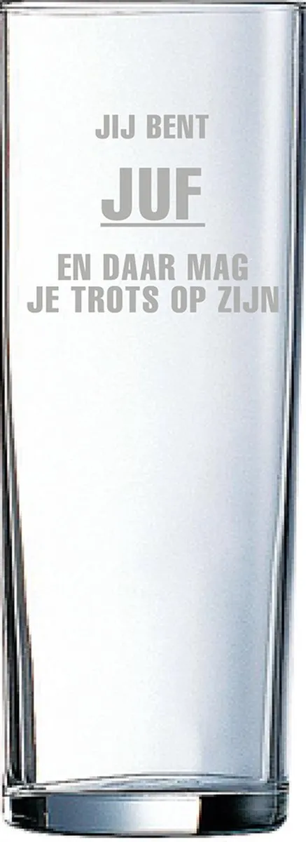 Arcoroc Juf Trots Gegraveerd Longdrinkglas 31cl