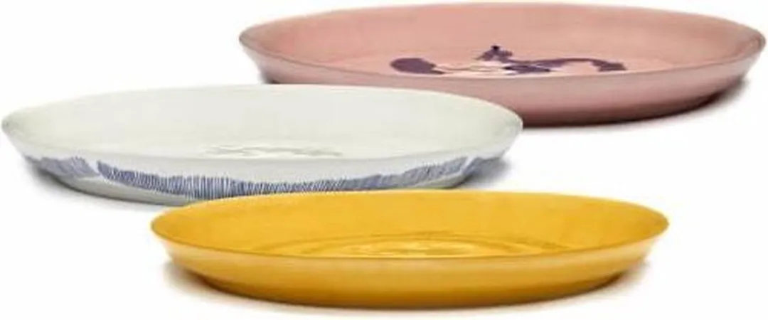 Serax Ottolenghi Feast Serveerschaal 35cm - Wit/Blauw - afbeelding 6 van 6