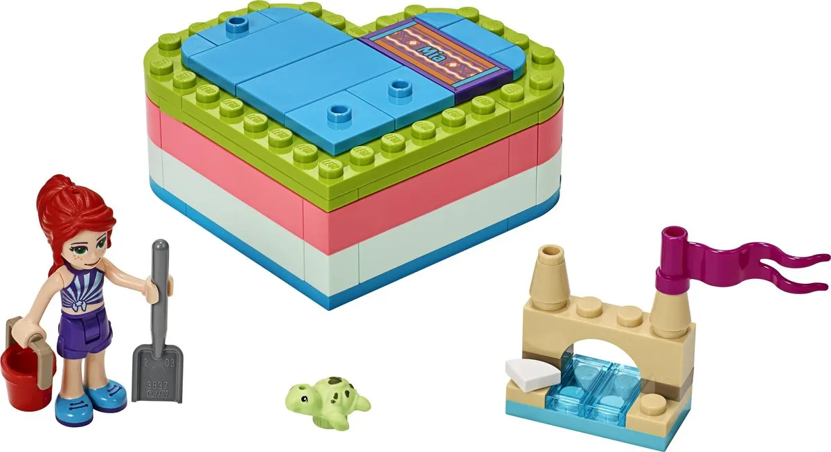 LEGO Friends Mia's Hartvormige Zomerdoos 41388 - 85 Stenen