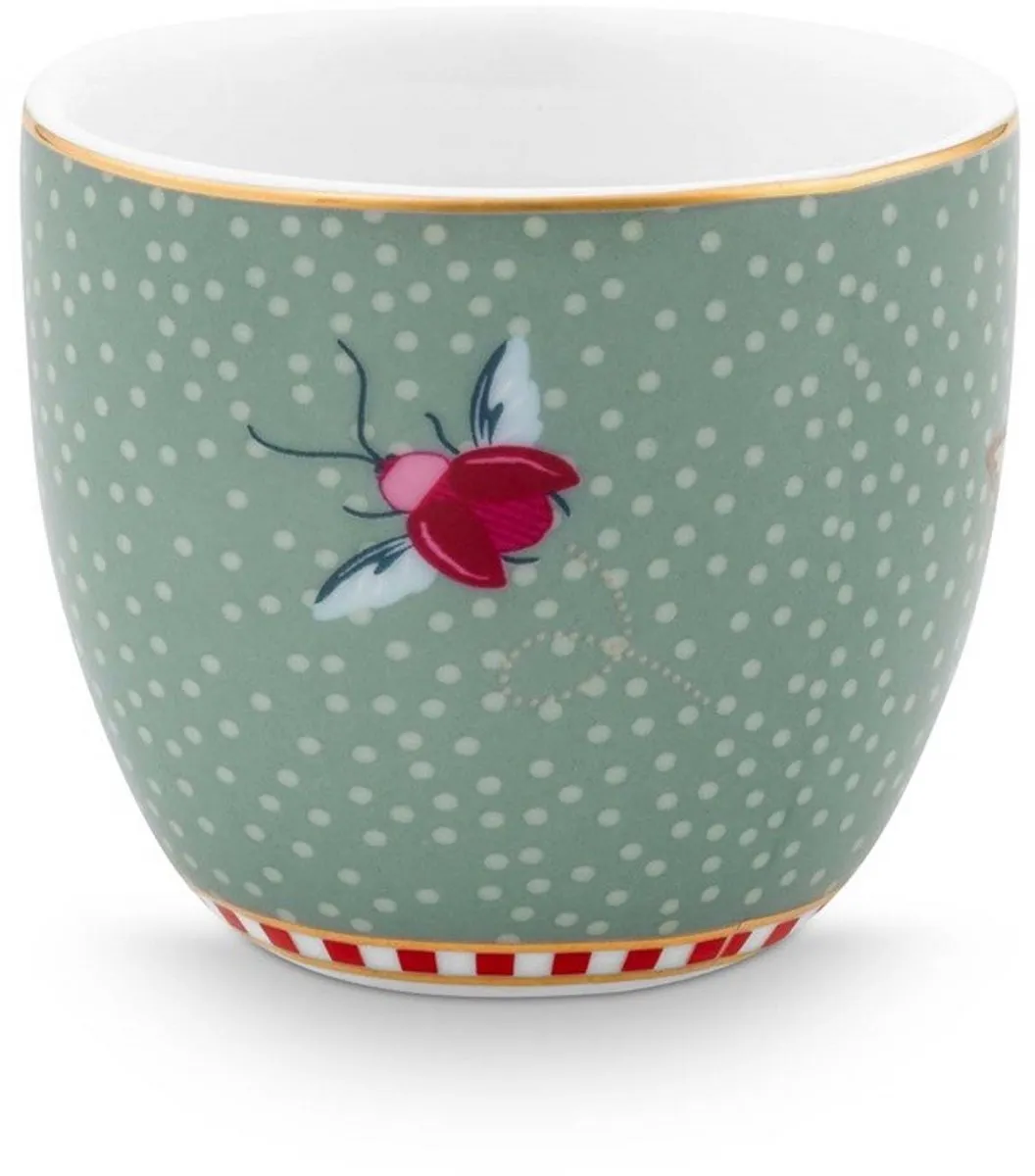 Pip Studio Eierdoppen Blooming Tales Fantasy Blauw - 4 Stuks