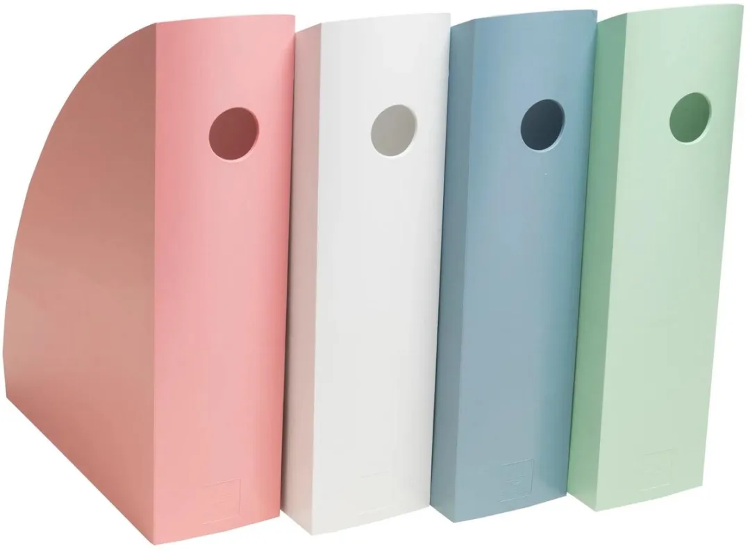 Exacompta 6x Tijdschriftenhouder Mag-Cube AutentiK - Blauw grijs - 18270D