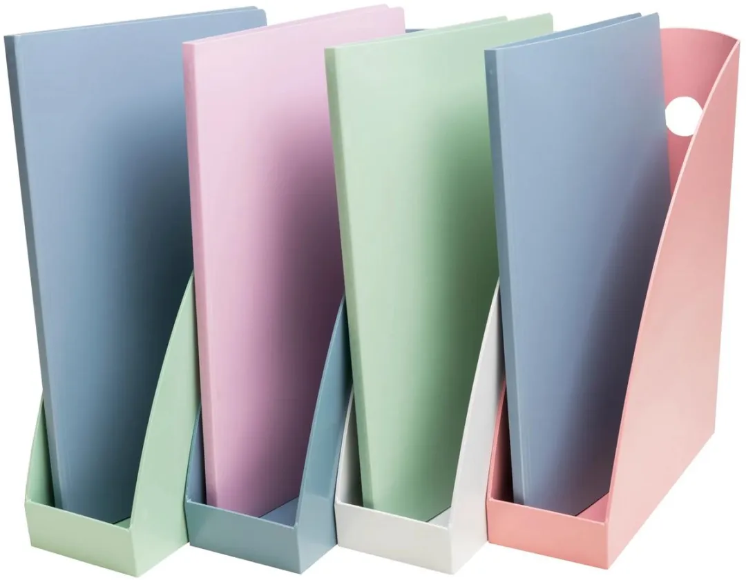 Exacompta 6x Tijdschriftenhouder Mag-Cube AutentiK - Blauw grijs - 18270D