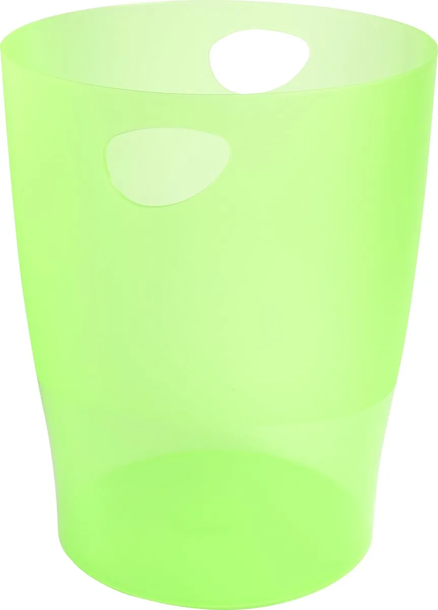 Exacompta 8x Papiermand met grote capaciteit van 15 liter. - Appelgroen - 45397D