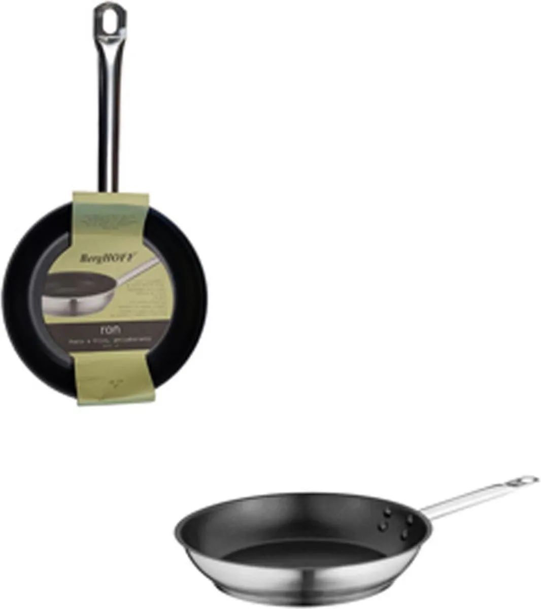 BergHOFF Hotel Line Koekenpan 20cm - Inductie - Zilver/Zwart