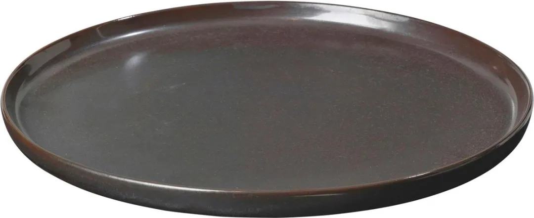 Broste Copenhagen Esrum Night Dinerborden - 4 Stuks - Ø28cm - Bruin