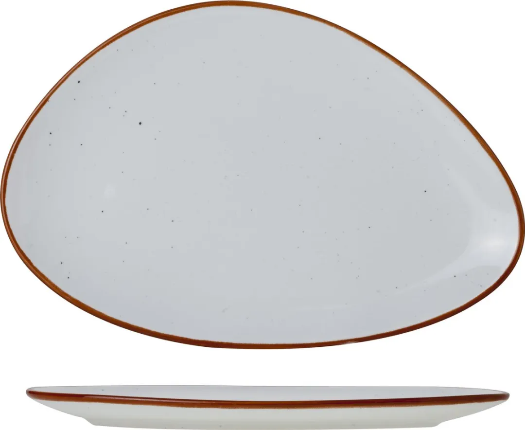 Cosy&Trendy Terra Arena Bord Driehoek - 29cm Grijs