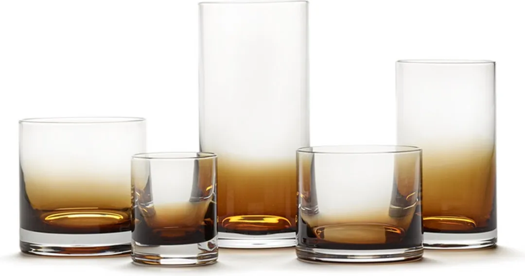 Serax Zuma Glas Amber - Set van 4