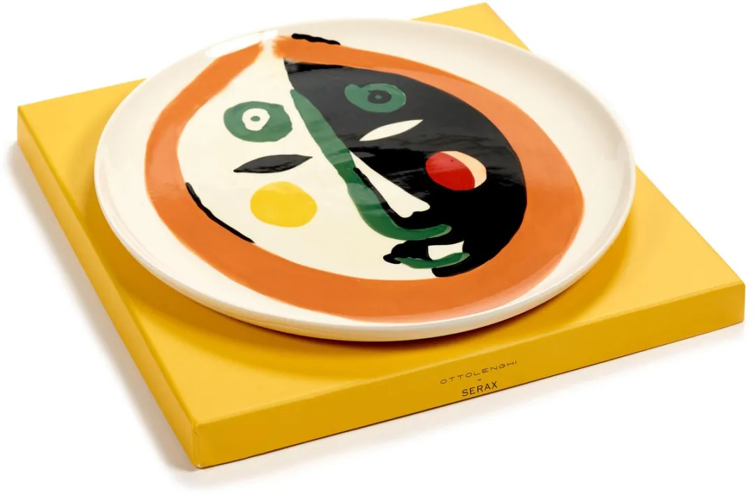 Serax Ottolenghi Feast Serveerschaal 35cm - Wit/Blauw