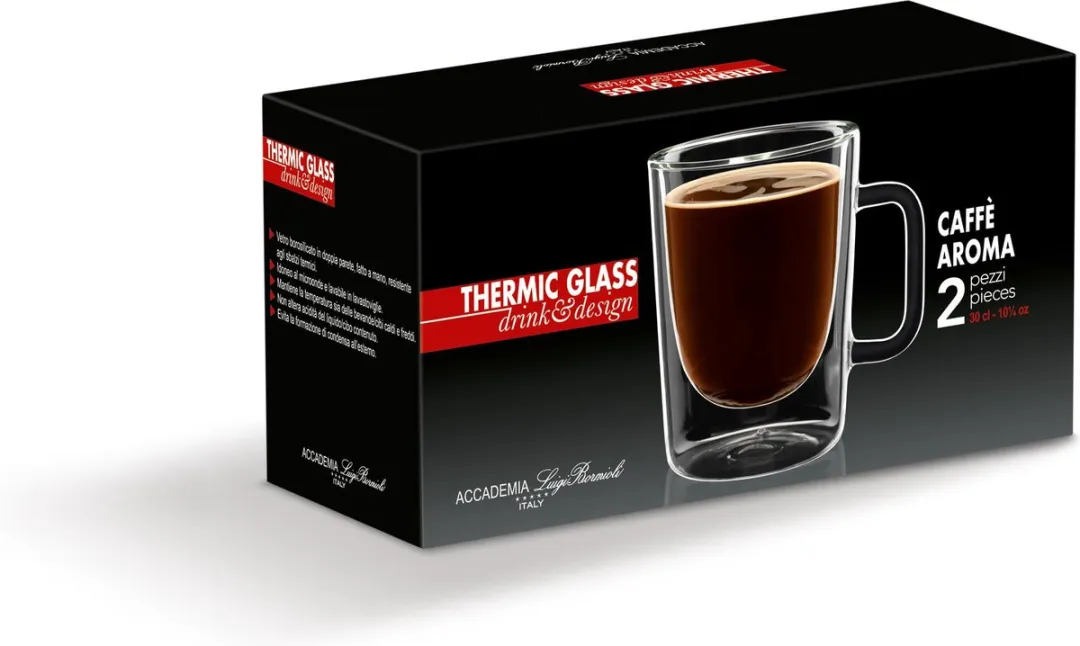 Dubbelwandig glas Aroma - 30 cl - Set van 2