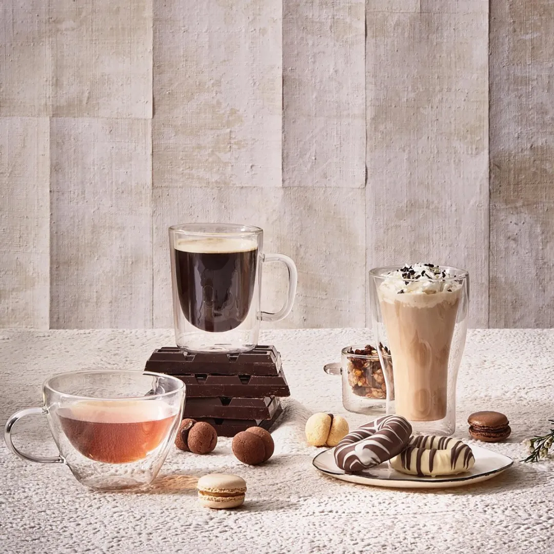 Dubbelwandig glas Aroma - 30 cl - Set van 2